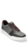 Cole Haan Men's Grand Crosscourt Modern Perforated Sneakers Men's Shoes In Magnet/ Rio Red/ Nimbus Cloud