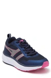 Gola Typhoon Athletic Sneaker In Navy/ Grey/ Raspberry