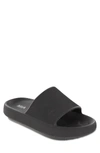 Mia Lexa Platform Slide Sandal In Black