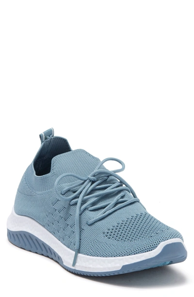 Danskin Free Knit Sneaker In Blue