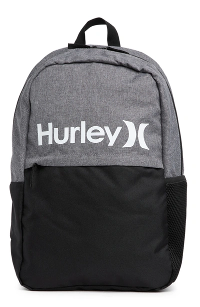 Hurley The One & Only Backpack In Dark Grey Heather/ Black