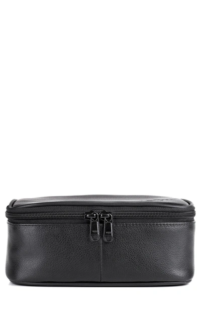 Buxton Mini Top Zip Travel Kit In Black