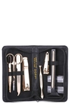 Buxton Dopp ® 8-piece Genuine Leather Manicure Set In Black