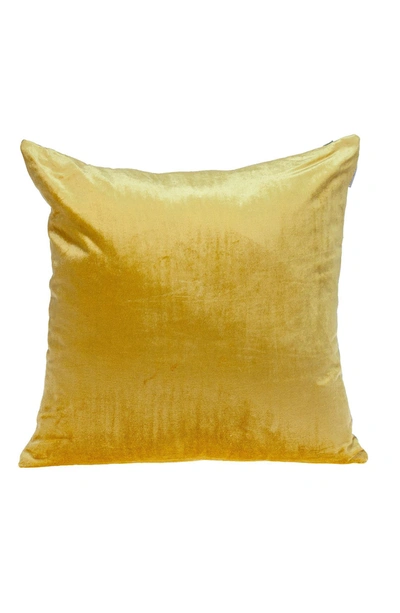 Parkland Collection Nerine Transitional Yellow Throw Pillow