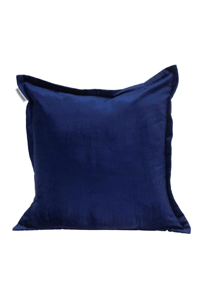 Parkland Collection Agneta Transitional Blue Square Throw Pillow
