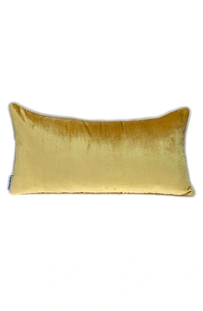 Parkland Collection Maia Transitional Yellow Throw Pillow