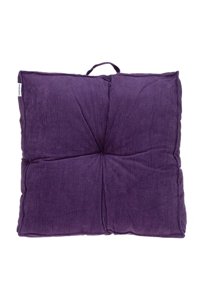 Parkland Collection Alena Transitional Purple Floor Pillow