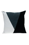 Parkland Collection Arcas Transitional White Throw Pillow In White