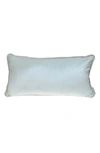 Parkland Collection Maia Transitional White Throw Pillow In White