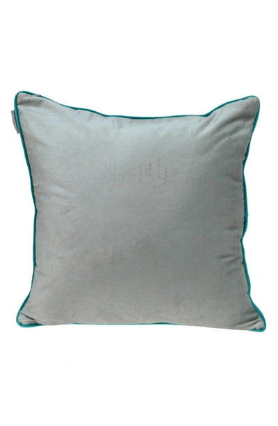Parkland Collection Khole Transitional Grey Throw Pillow In Grey