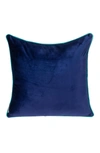 Parkland Collection Khole Transitional Blue Throw Pillow In Blue