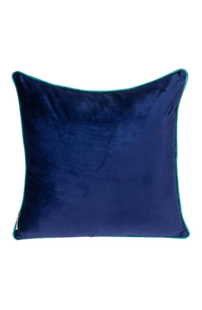 Parkland Collection Khole Transitional Blue Throw Pillow