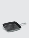 Staub Square Grill Pan In Graphite Grey