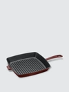 Staub Square Grill Pan In Grenadine