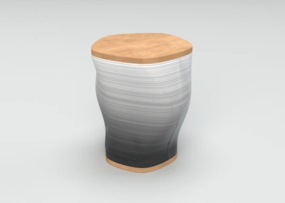 Model No. Canyon Side Table In Black