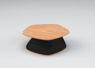 Model No. Strata Coffee Table In Black