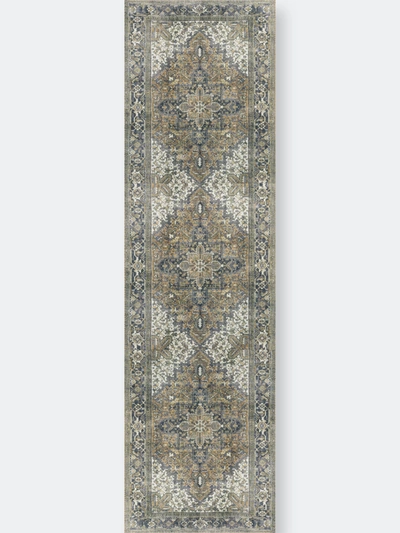 Addison Rugs Addison Kensington Persian Non-skid Accent Rug In Brown