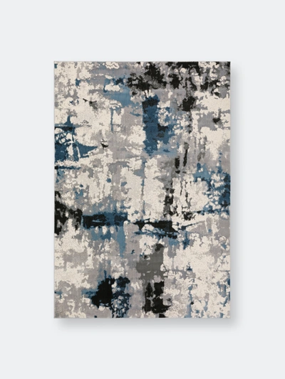 Addison Rugs Addison Dayton Transitional Abstract Grey Rug