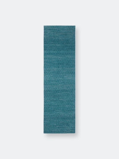 Addison Rugs Addison Prism Diamond Flat Weave Wool Rug In Blue