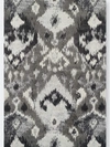 Addison Rugs Addison Platinum Classic Ikat Area Rug In Grey