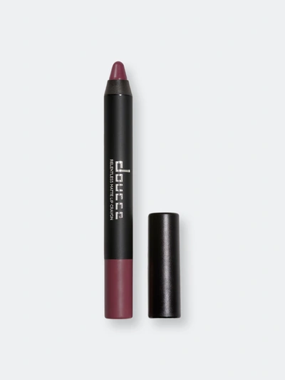 Doucce Relentless Matte Lip Crayon In Purple