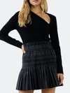 Endless Rose Cut Out Long Sleeve Knit Top In Black