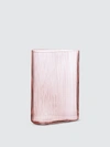 Nude Glass Mist Vase Tall In Dusty Rose