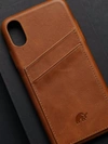 Bullstrap Sienna Portfolio Iphone Case In Brown