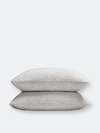 Sijo French Linen Pillowcase Set In Grey