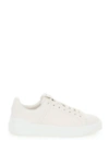 BALMAIN B-COURT LEATHER SNEAKERS,XN1VI690LVTR 0FA