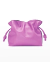 Loewe Flamenco Drawstring Knot Clutch Bag In 6450 Bright