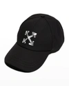 Off-white Arrows Baseball Cap In 1001 Black/white