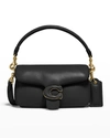 Coach Tabby 18 Pillow Leather Shoulder Bag In B4black