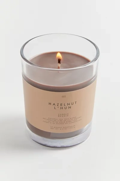 Gourmand Soy Wax Candle In Hazelnut L'hun