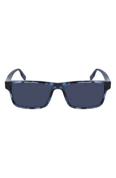 Converse Rise Up 55mm Sunglasses In Blue Tortoise
