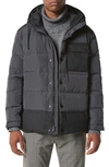 MARC NEW YORK HALIFAX HOODED WATER RESISTANT DOWN & FEATHER FILL JACKET,MM1AD746