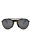 GREY ANT PETE'S HOTEL 55MM AVIATOR SUNGLASSES,PTBK