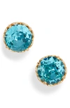 KATE SPADE THAT SPARKLE ROUND STUD EARRINGS,WBRUH691