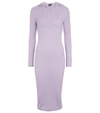 TOM FORD CASHMERE AND SILK HOODIE MIDI DRESS,P00621061