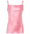 Nanushka Neza Open-back Satin Camisole In Pink