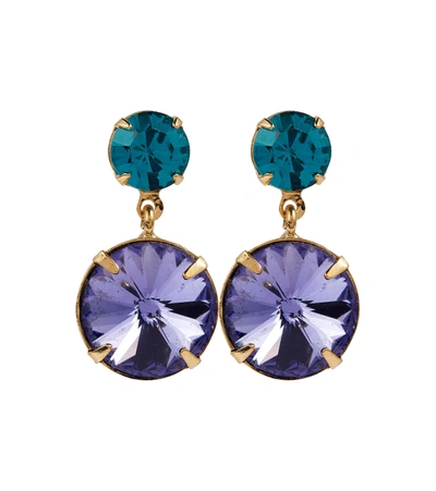 Jennifer Behr Lyla Crystal-embellished Earrings In Peacock