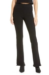 GOOD AMERICAN RIBBED SLIM FLARE PANTS,GP0870