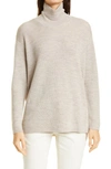 Eileen Fisher Merino Wool Turtleneck Sweater In Sand