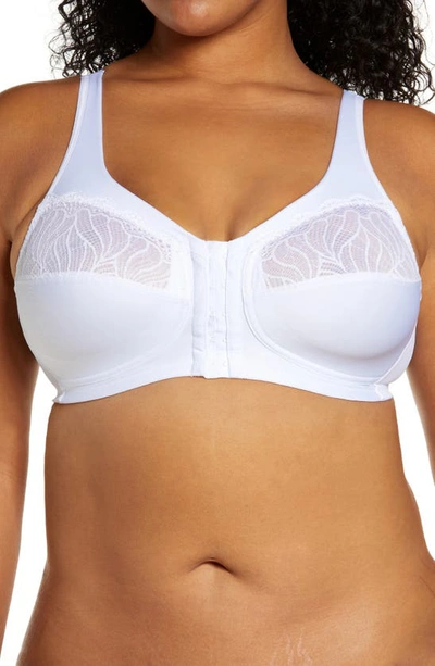 Glamorise Magiclift® Front Close Full Figure Bra In White