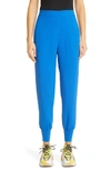 Stella Mccartney + Net Sustain Julia Crepe Track Pants In Blue