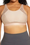 GLAMORISE NO-SWEAT FULL FIGURE MESH SPORTS BRA,1068