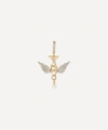 ANNOUSHKA X TEMPERLEY 18CT GOLD PEARL AND DIAMOND LOVEBIRDS CHARM,000749273