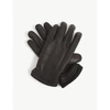 Hestra John Touchscreen Primaloft Leather Gloves In Black
