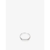 Tom Wood Silver Knut Signet Ring In Silver