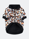 FRESH PAWZ FRESH PAWZ LEOPARD PRINT SATIN JACKET | DOG CLOTHING